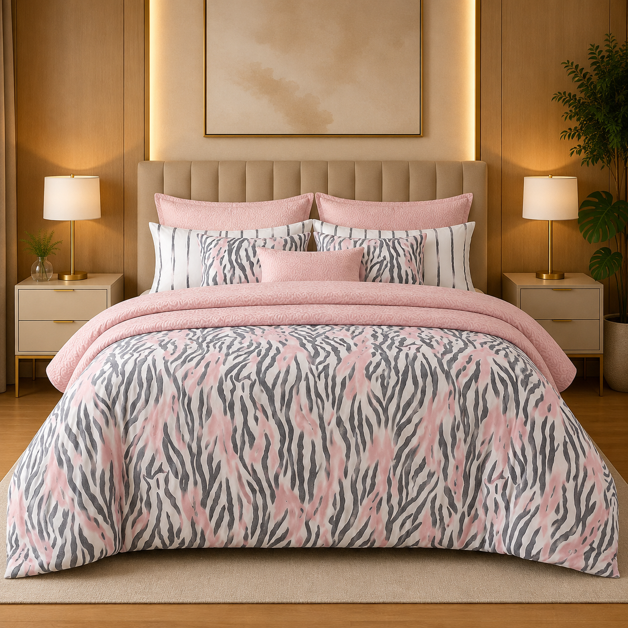 Percale Cotton Printed Quilt Cover Set