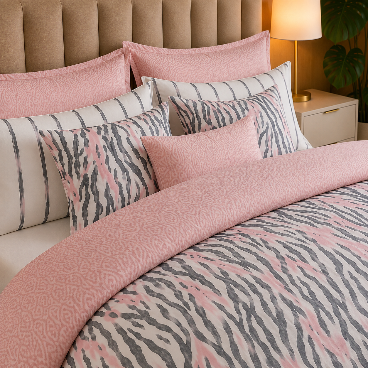 Percale Cotton Printed Quilt Cover Set