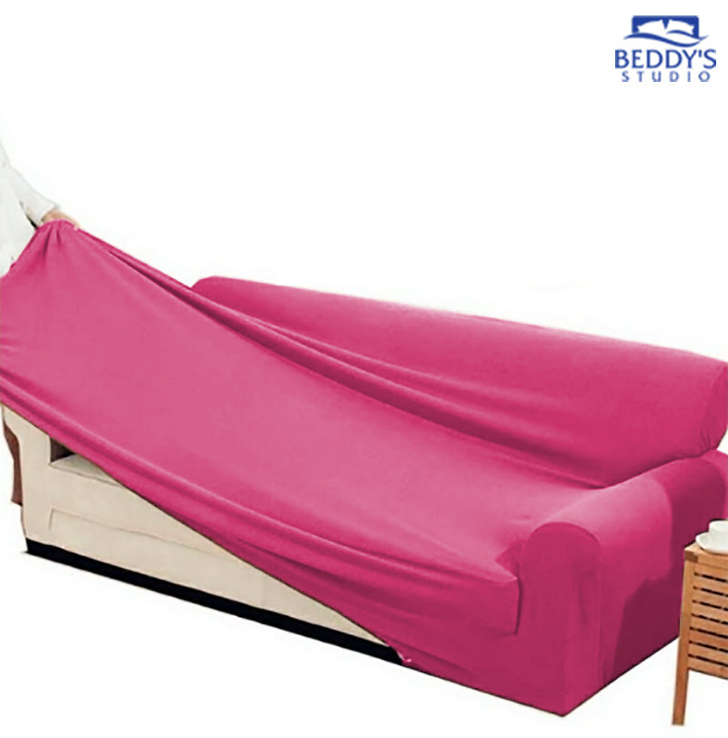 Jersey Sofa Covers - Hot Pink
