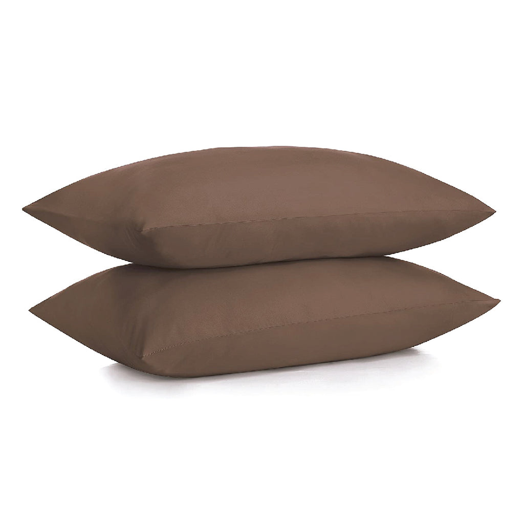 Brown - Pack of 1 Pillow Cover