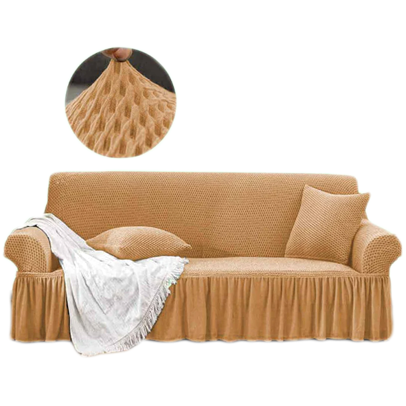 Turkish Sofa Cover - Golden