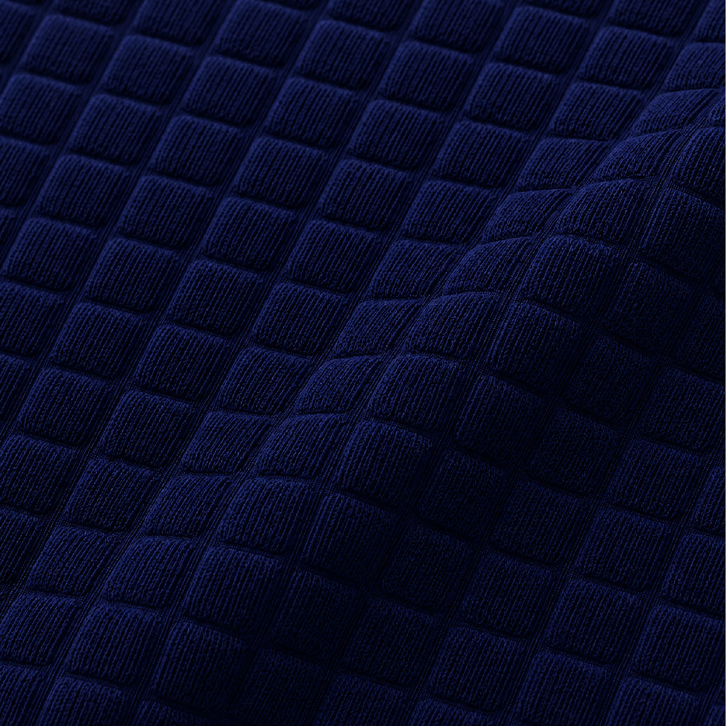 Bubble Turkish Fitted Chair Cover Sets - Blue