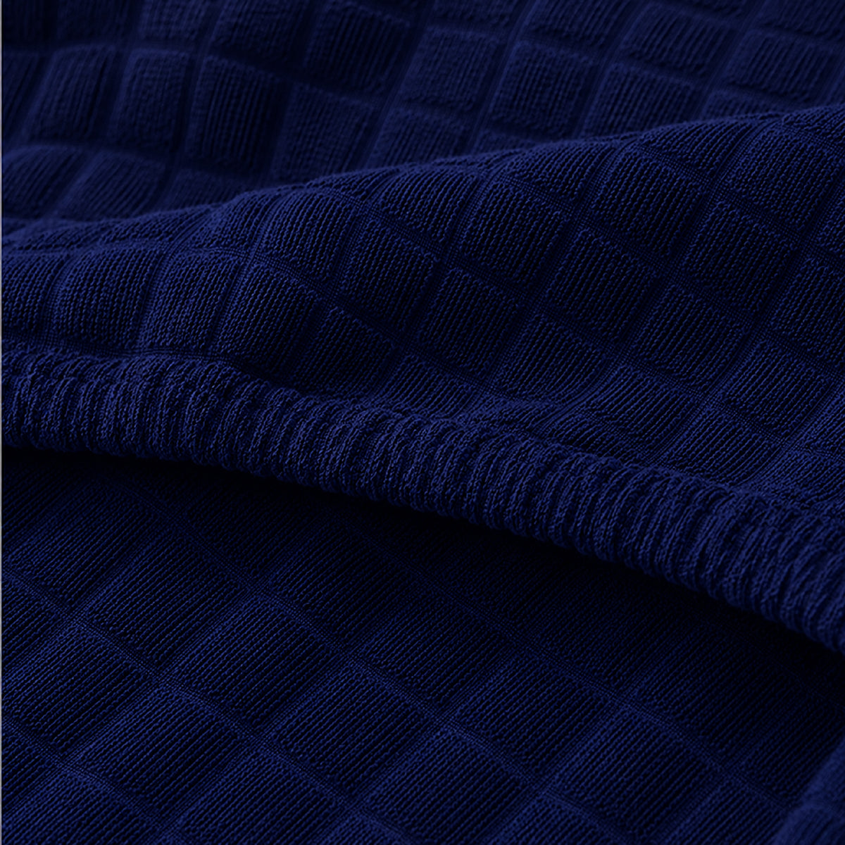 Bubble Turkish Fitted Chair Cover Sets - Blue