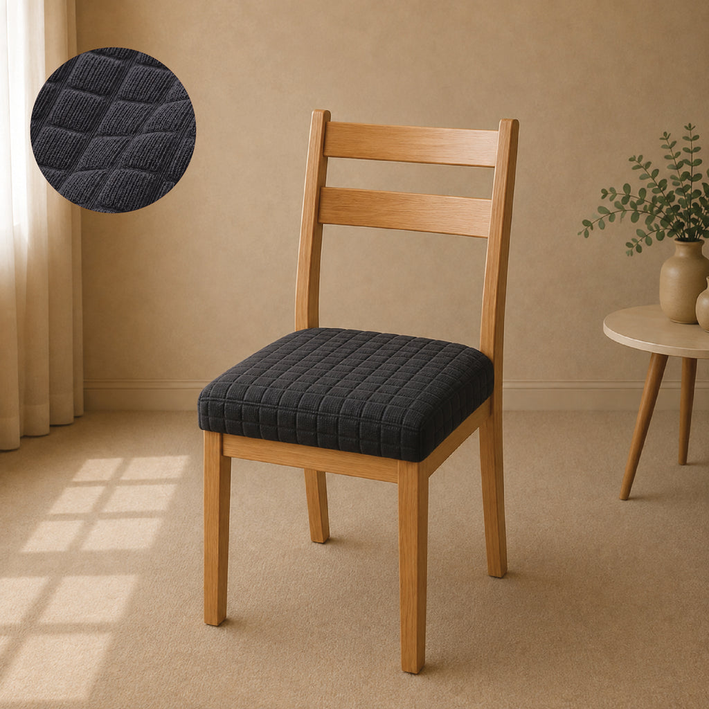 Bubble Turkish Seat Covers For Chair - Grey