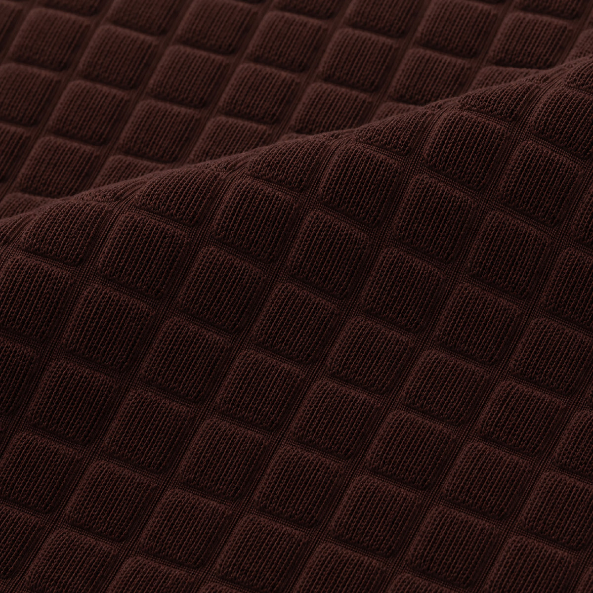 Bubble Turkish Fitted Chair Cover Sets - Brown