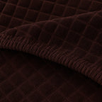 Bubble Turkish Fitted Chair Cover Sets - Brown