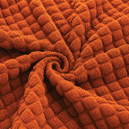 Bubble Turkish L Shape Fitted Sofa Cover Set - Copper