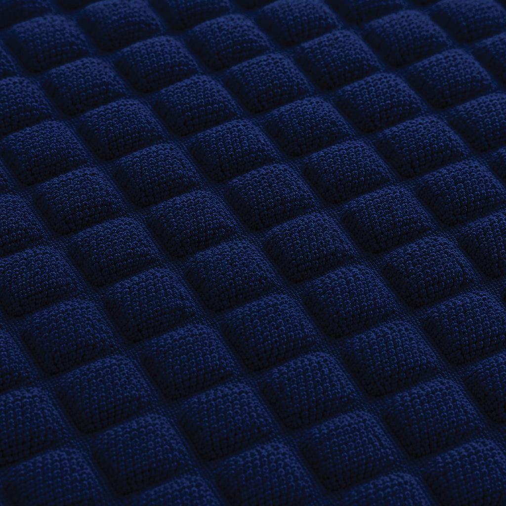 Bubble Turkish Fitted Sofa Cover Set - Blue