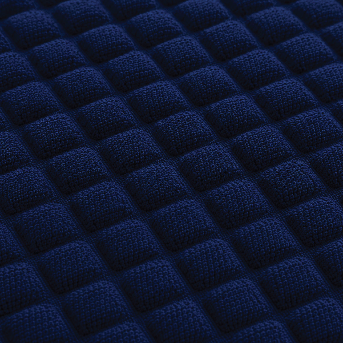Bubble Turkish Fitted Sofa Cover Set - Blue
