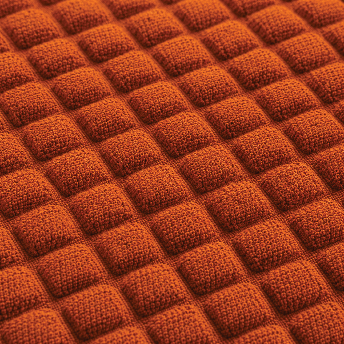 Bubble Turkish Frilled Sofa Cover Set - Copper