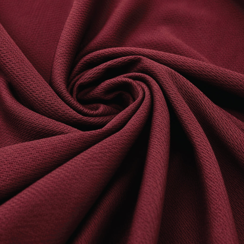 Mesh Turkish Frilled Chair Cover Sets - Maroon
