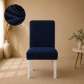 Mesh Turkish Fitted Chair Cover Sets - Blue