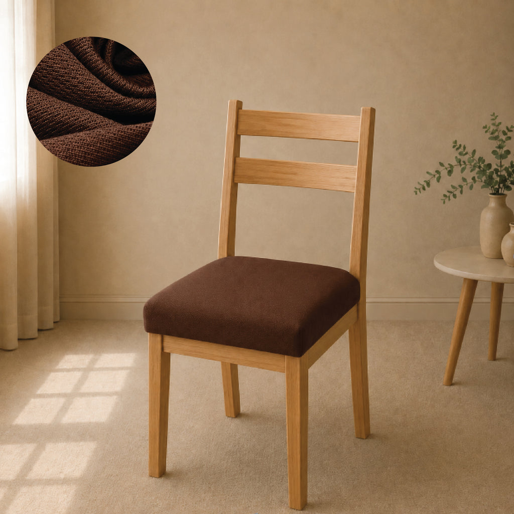 Mesh Turkish Seat Cover For Chair - Brown