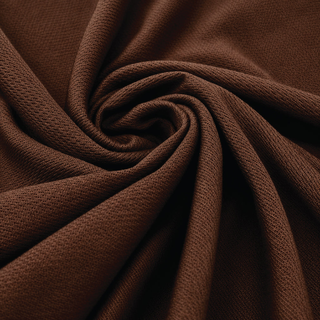 Mesh Turkish Frilled Chair Cover Sets - Brown