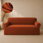 Mesh Turkish Fitted Sofa Covers - Copper