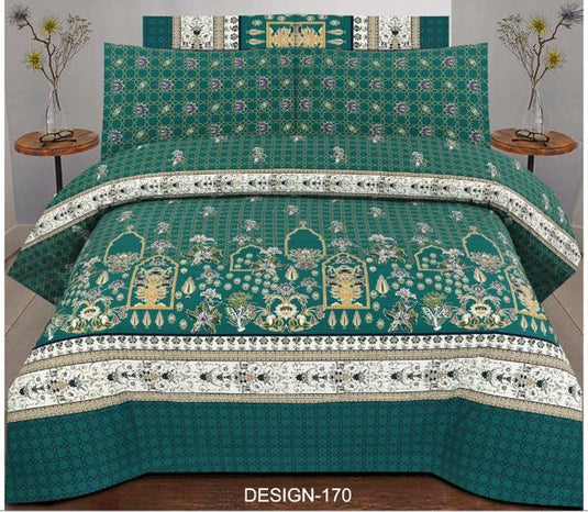 Cotton Printed Bed Sheet Set
