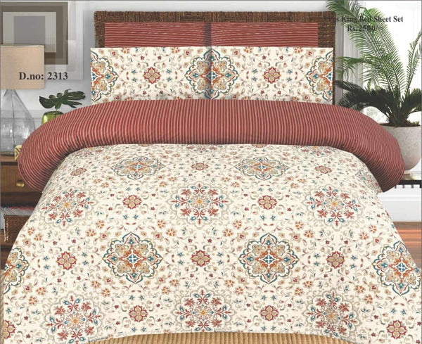 Blossom- Quilted Comforter Set 6 Pcs