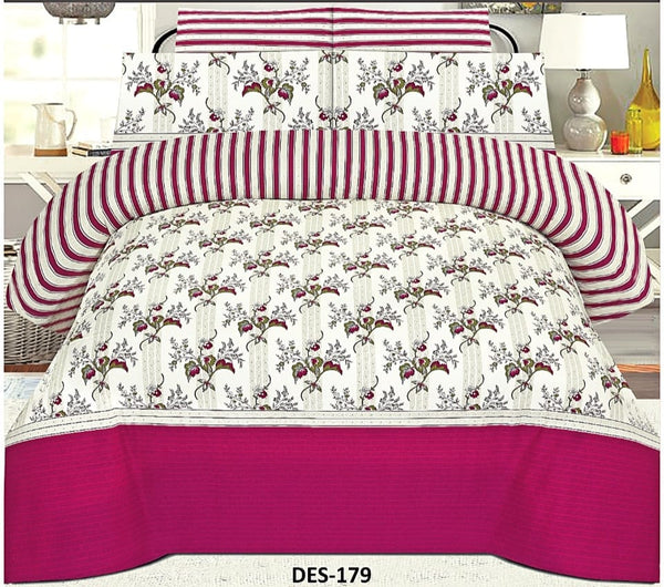 Cotton Printed Bed Sheet Set