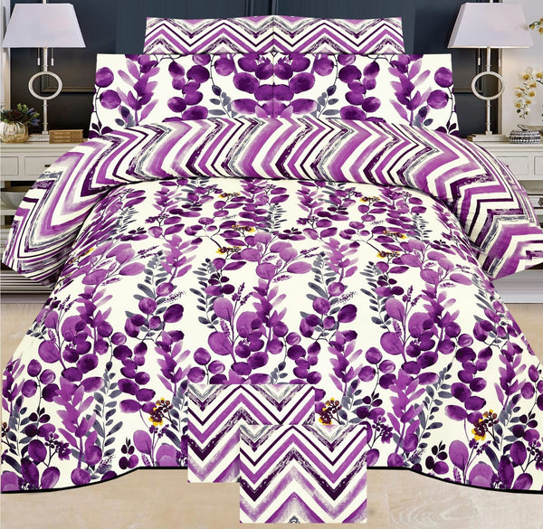 Cotton Printed Bed Sheet Set