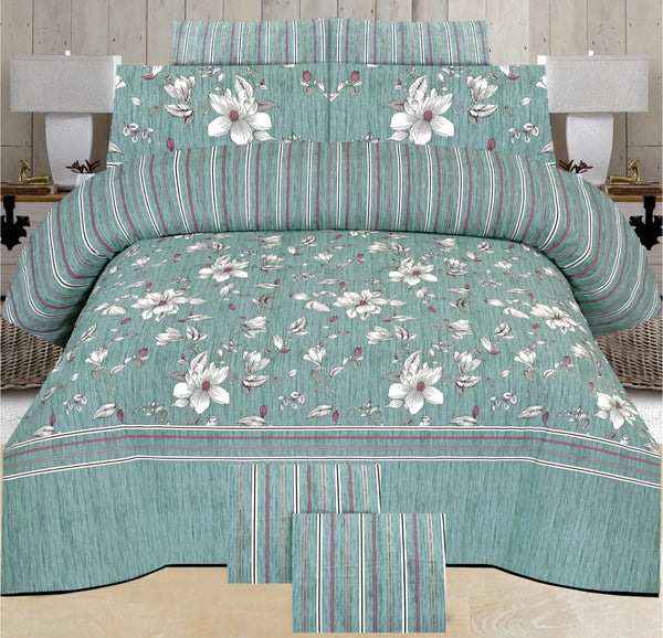 Cotton Printed Bed Sheet Set