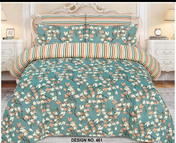 Cotton Printed Bed Sheet Set