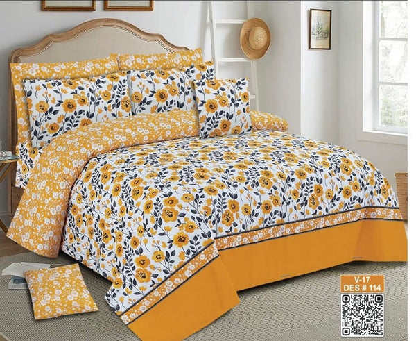 Cotton Printed Bed Sheet Set