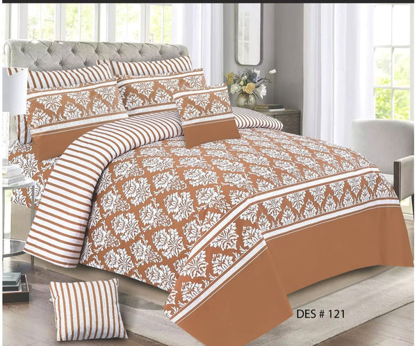 Cotton Printed Bed Sheet Set