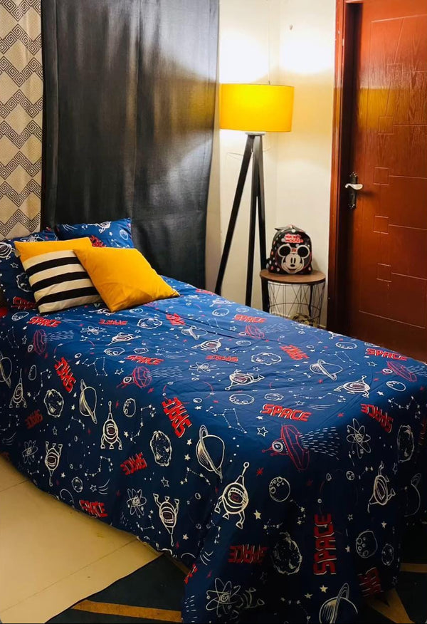 Toy Plain - Printed Kids Bed Sheet Set