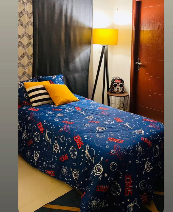 Printed Kids Design Quilt Cover Set