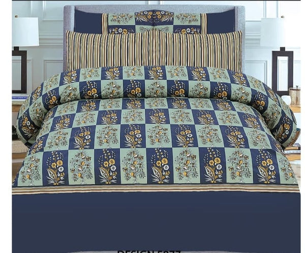 Cotton Printed Bed Sheet Set