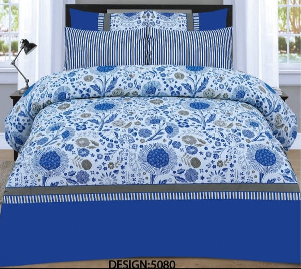 Cotton Printed Bed Sheet Set