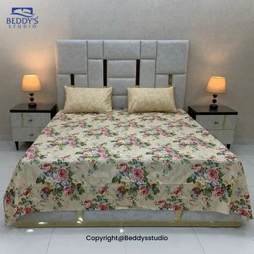 Cotton Printed Bed Sheet Set