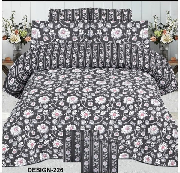 Cotton Printed Bed Sheet Set