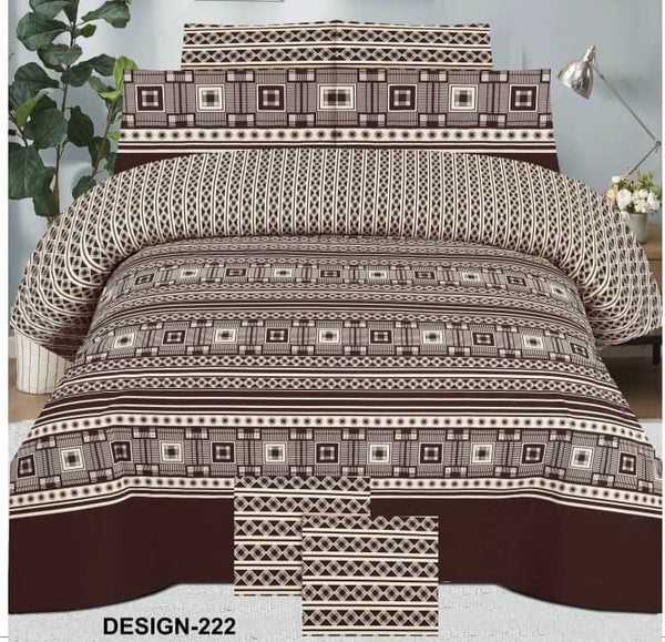 Cotton Printed Bed Sheet Set