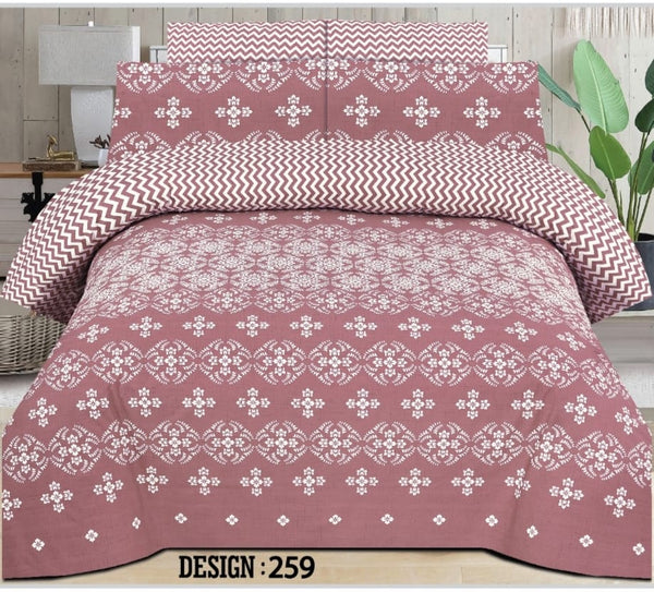 Cotton Printed Bed Sheet Set