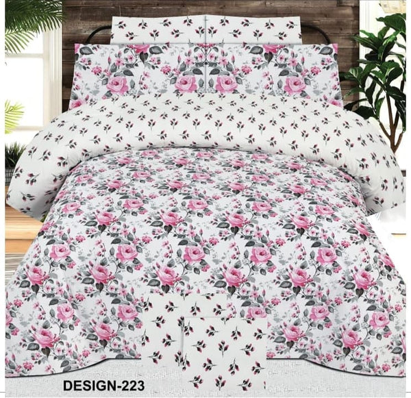 Cotton Printed Bed Sheet Set