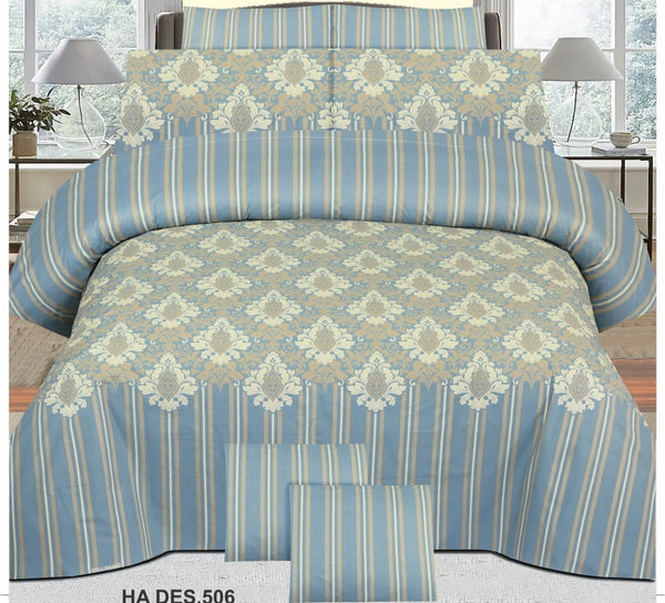 Cotton Printed Bed Sheet Set