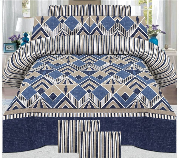 Cotton Printed Bed Sheet Set