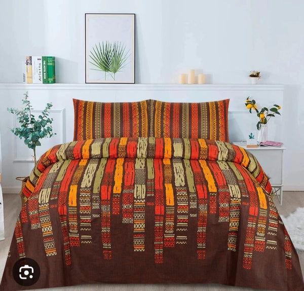 Cotton Printed Bed Sheet Set