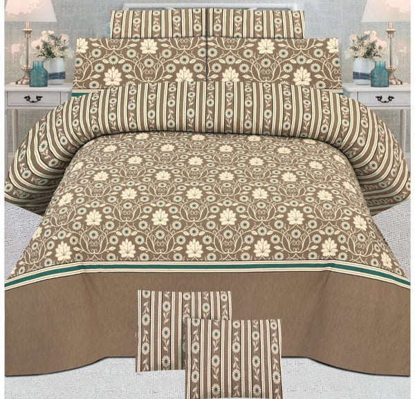 Cotton Printed Bed Sheet Set