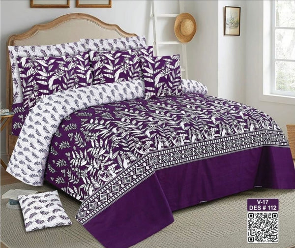 Cotton Printed Bed Sheet Set