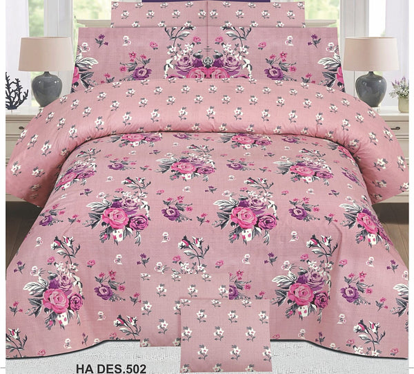 Cotton Printed Bed Sheet Set