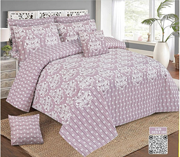 Cotton Printed Bed Sheet Set