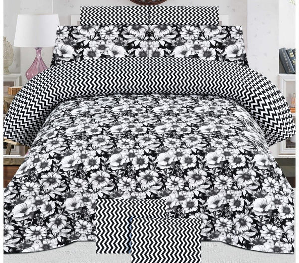 Cotton Printed Bed Sheet Set