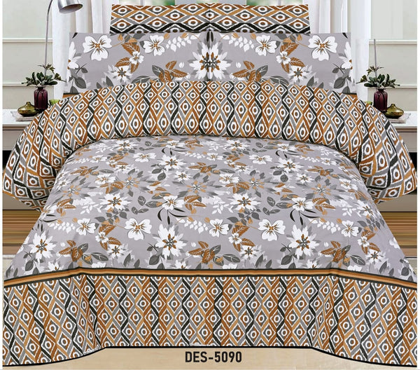 Cotton Printed Bed Sheet Set