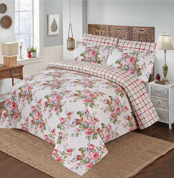 Cotton Printed Bed Sheet Set
