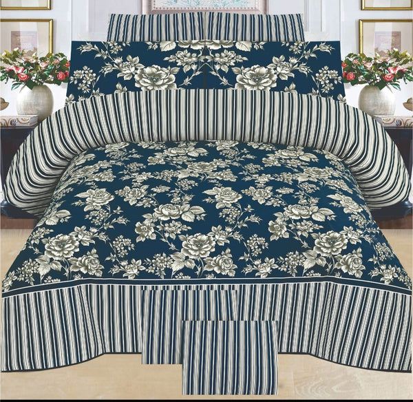 Cotton Printed Bed Sheet Set