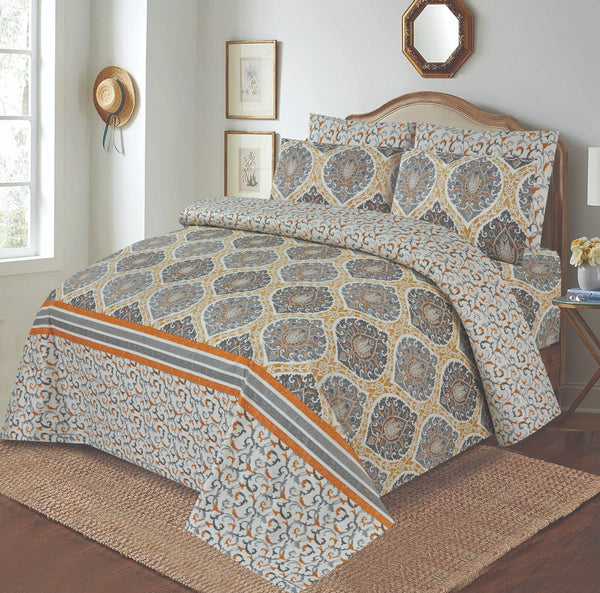 Cotton Printed Bed Sheet Set