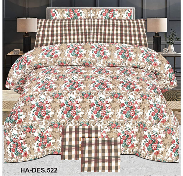 Cotton Printed Bed Sheet Set