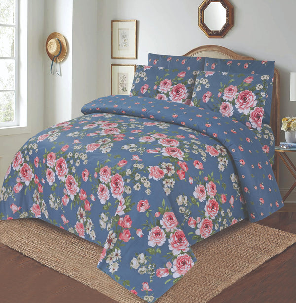 Cotton Printed Bed Sheet Set